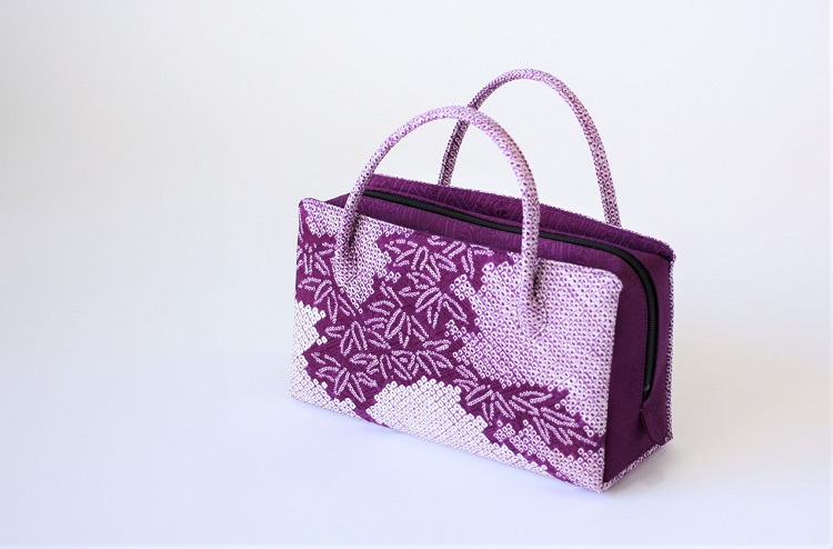 着物を利休バックへリメイク