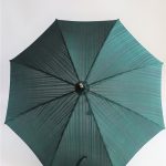 きもの日傘　縦縞着物
