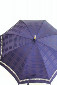 きもの日傘　雨コート　正面から見た