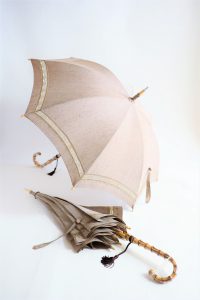 きもの日傘　紬の着物　２本