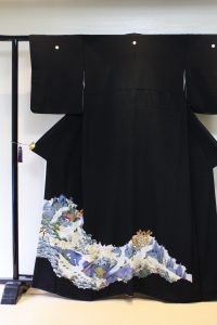 きもの日傘　黒留袖