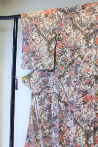 きもの日傘　オリエンタル花柄小紋