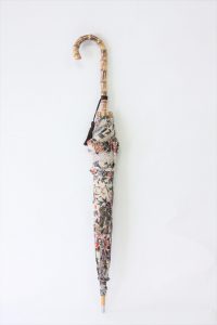 きもの日傘　オリエンタル花柄きもの　出来上がり