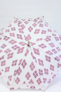 きもの日傘　羽織　正面から見た