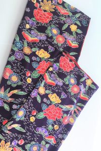 きもの日傘　紅型小紋