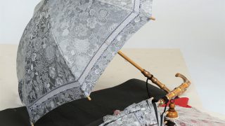 【着物 リメイク】特別バージョン１枚の着物から４本の日傘へ